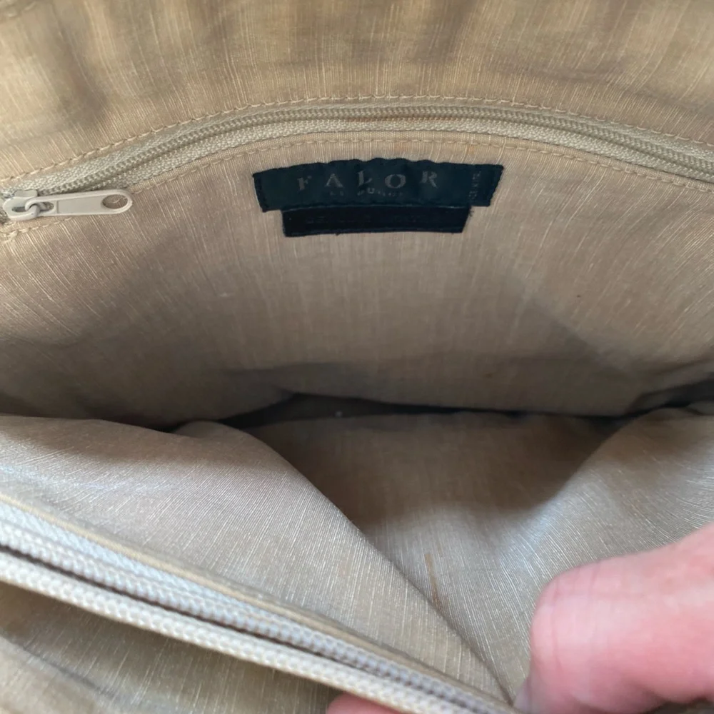 Falor le Borse Leather Woven Tote Bag Purse - Picture 14 of 16